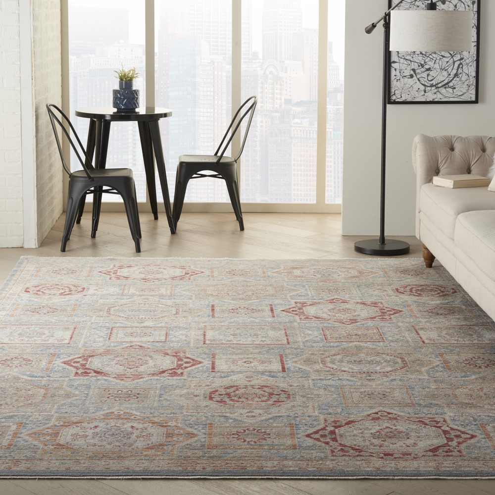 Homestead Rugs HMS02 in Blue Multi by Nourison